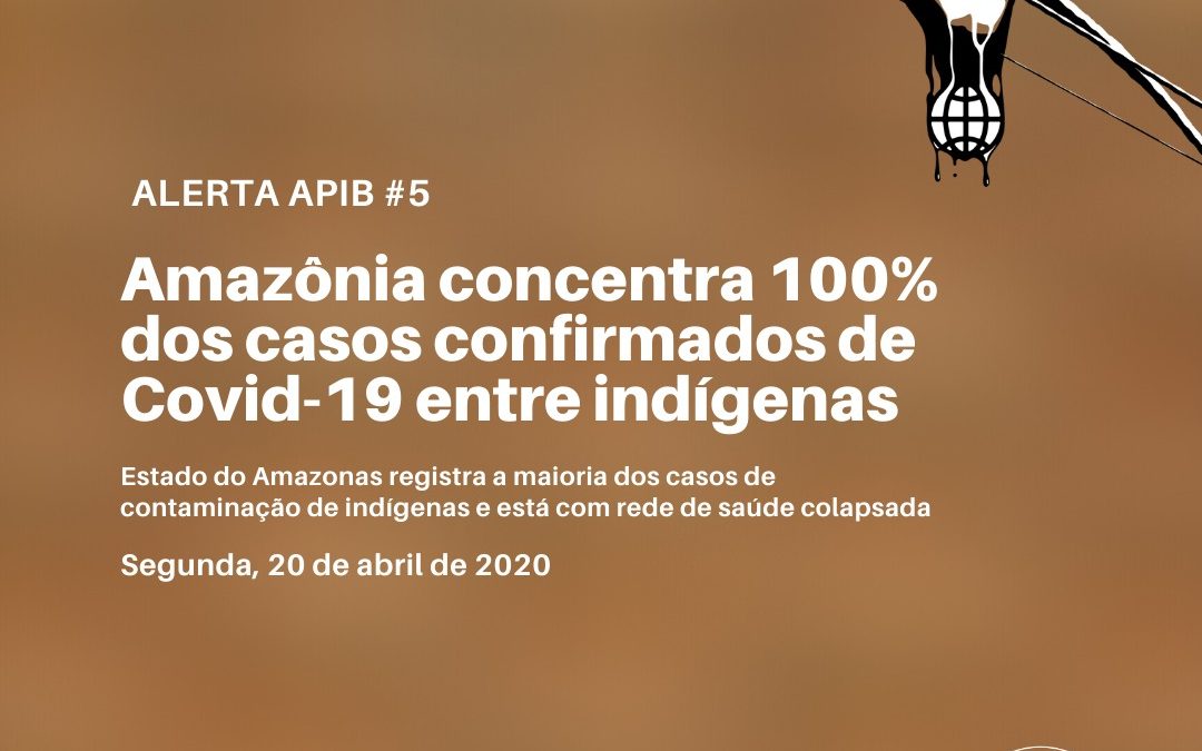 Amazonia concentra 100% dos casos confirmados de covid-19 entre indígenas